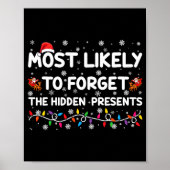 Most Likely To Forget The Hidden Xmas  Poster (Voorkant)