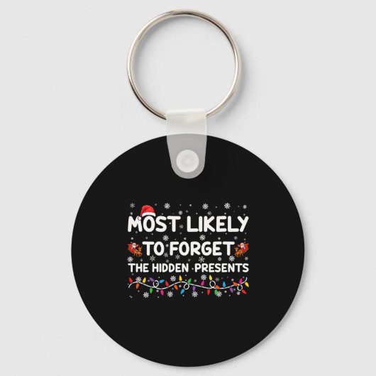 Most Likely To Forget The Hidden Xmas Sleutelhanger (Voorkant)
