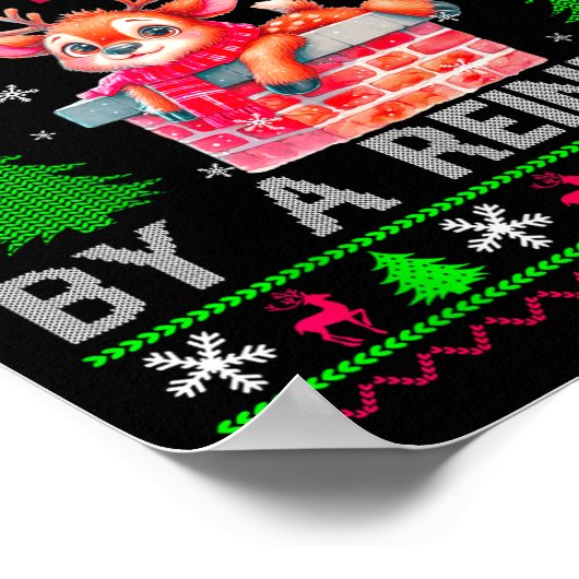 Most Likely To Get Run Over By A Reindeer Matching Poster (Hoek)