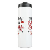 Most Likely to Get Sassy Personalized Thermosbeker (Voorkant)