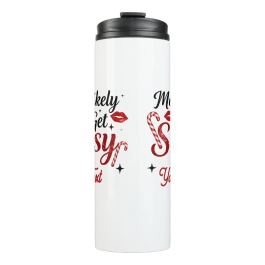 Most Likely to Get Sassy Personalized Thermosbeker (Voorkant)