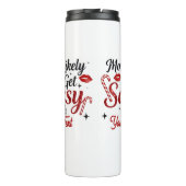 Most Likely to Get Sassy Personalized Thermosbeker (Achterkant)