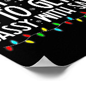 Most Likely To Get Sy With Santa Christmas Poster (Hoek)