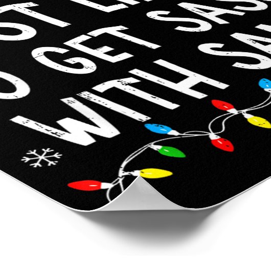 Most Likely To Get Sy With Santa Funny Matching Ch Poster (Hoek)