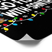 Most Likely To Go Fishing With Santa Christmas Mat Poster (Hoek)