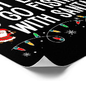 Most Likely To Go Fishing With Santa Fishing Lover Poster (Hoek)