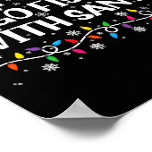 Most Likely To Go Fishing With Santa Xmas Fishing  Poster (Hoek)