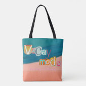 Most Likely To Go Shopping VACAY MODE Tote Bag (Achterkant)