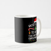 Most Likely To Hate Matching Christmas Family Matc Koffiemok (Voorkant rechts)