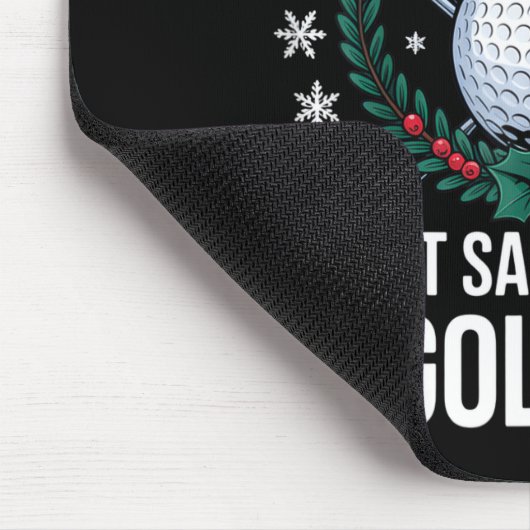 Most Likely To Hit Santa With A Golf Ball Funny Go Muismat (Hoek)