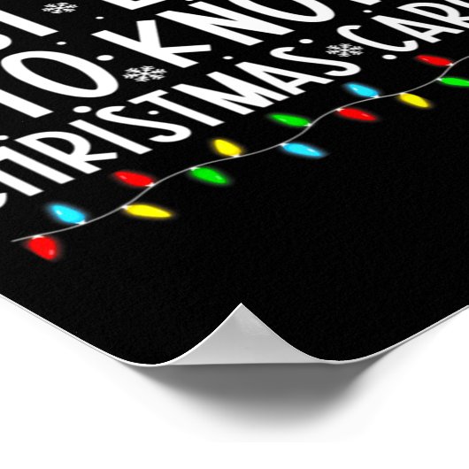 Most Likely To Know Christmas Carols Funny Christm Poster (Hoek)