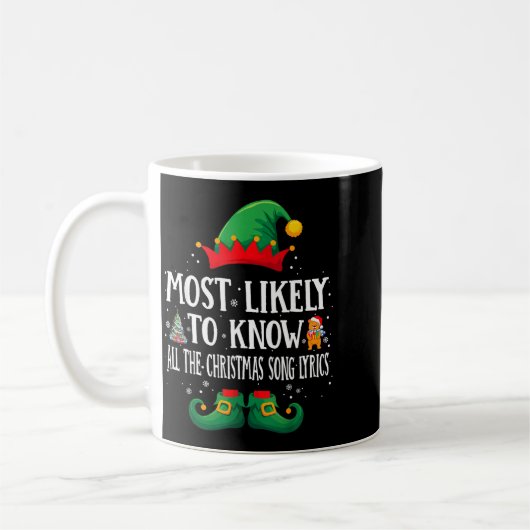 Most Likely To Know The Xmas Song Matching Christm Koffiemok (Links)