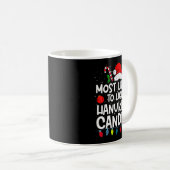 Most Likely To Light Hanukkah Candles Family Crew Koffiemok (Voorkant rechts)