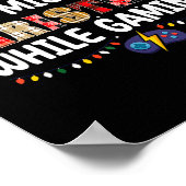 Most Likely To Miss Christmas Gaming Funny Family  Poster (Hoek)