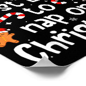 Most Likely To Nap On Christmas Funny Family Match Poster (Hoek)