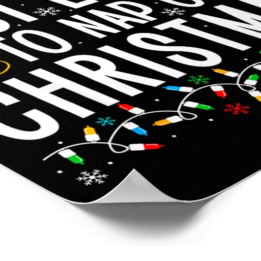 Most Likely To Nap On Christmas Funny Matching Fam Poster (Hoek)