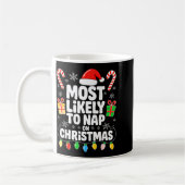 Most Likely To Nap On Christmas Shirt Family Match Koffiemok (Links)
