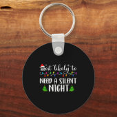 Most Likely To Need A Silent Night Family Matching Sleutelhanger (Voorkant)