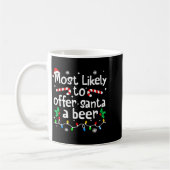Most Likely To Offer Santa A Beer C-hristmas Match Koffiemok (Links)