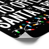 Most Likely To Offer Santa A Beer Funny Drinking C Poster (Hoek)