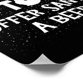 Most Likely To Offer Santa A Beer Snowman Christma Poster (Hoek)