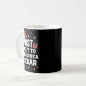 Most Likely To Offer Santa A Cigar Christmas Funny Koffiemok (Voorkant links)