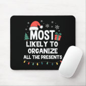 Most Likely To Organize All The Christmas Xmas  Muismat (Met muis)