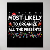 Most Likely To Organize All The Xmas _1  Poster (Voorkant)