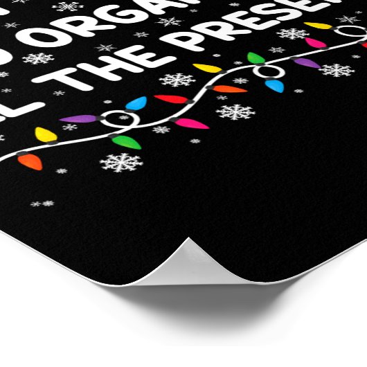 Most Likely To Organize All The Xmas  Poster (Hoek)