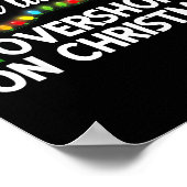 Most Likely To Overshop On Christmas Funny Family  Poster (Hoek)