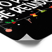 Most Likely To Pet The Reindeer Family Matching Ch Poster (Hoek)