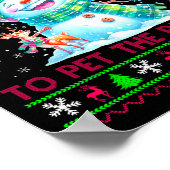 Most Likely To Pet The Reindeer Family Matching Ch Poster (Hoek)