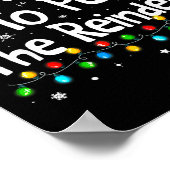 Most Likely To Pet The Reindeer Family Matching Ch Poster (Hoek)