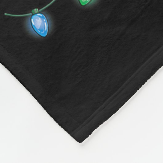 Most Likely To Pet The Reindeer Funny Christmas Fleece Deken (Hoek)