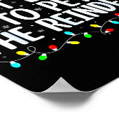 Most Likely To Pet The Reindeer Funny Family Chris Poster (Hoek)