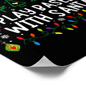 Most Likely To Play Baseball With Santa Matching C Poster (Hoek)