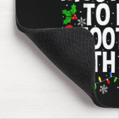 Most Likely To Play Football With Santa Christmas Muismat (Hoek)