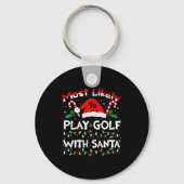 Most Likely To Play Golf With Santa Christmas 2024 Sleutelhanger (Voorkant)