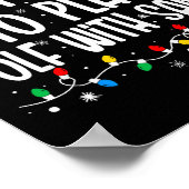 Most Likely To Play Golf With Santa Funny Family C Poster (Hoek)