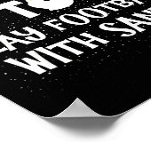 Most Likely To Play Hockey With Santa Christmas  Poster (Hoek)