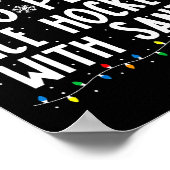 Most Likely To Play Ice Hockey With Santa Family C Poster (Hoek)