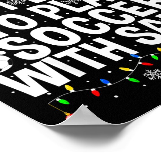 Most Likely To Play Soccer With Santa Funny Christ Poster (Hoek)