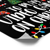 Most Likely To Play Video Games On Christmas Famil Poster (Hoek)