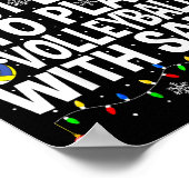 Most Likely To Play Volleyball With Christmas Voll Poster (Hoek)