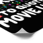 Most Likely To Quote Movie Lines Movie Lover Chris Poster (Hoek)