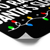 Most Likely To Race Santa's Sleigh Family Matching Poster (Hoek)