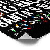 Most Likely To Race Santa's Sleigh Family Xmas Paj Poster (Hoek)