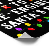 Most Likely To Re-engineer Santa's Sleigh Christma Poster (Hoek)