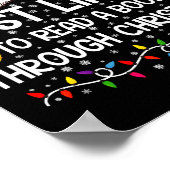 Most Likely To Read A Book Through Christmas  Poster (Hoek)