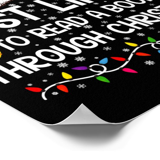 Most Likely To Read A Book Through Christmas Poster (Hoek)